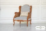مبل تک‌نفره کویین رومینا حصیری خرید باروس