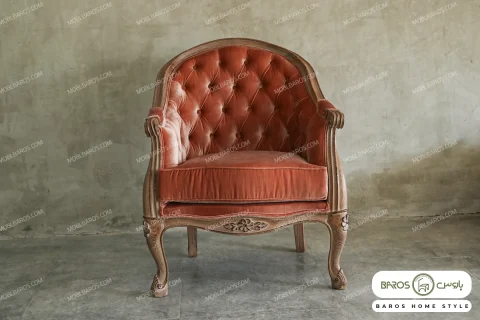 مبل تکنفره کلاسیک جدید سفارشی مرجان کیا