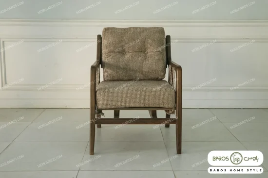 مبل تک نفره مینیمال مدرن آژند