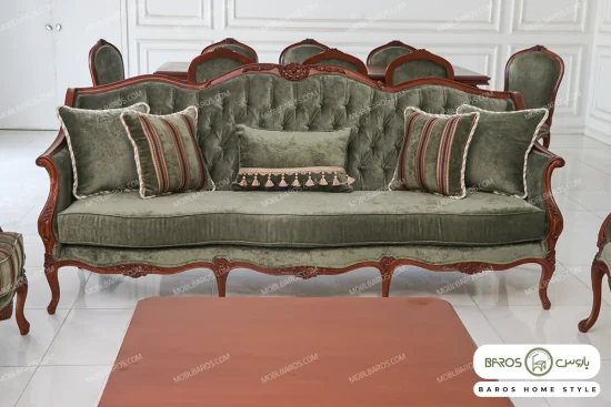 مبل نئوکلاسیک ۷ نفره جدید سپند خرید باروس 56 (8)