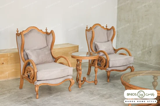 مبل کلاسیک کینگ و کاناپه کارن کد ۲ خرید باروس 5 (3)