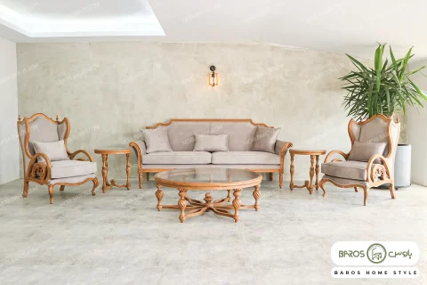 مبل کلاسیک کینگ و کاناپه کارن کد ۲ خرید باروس 5 (8)