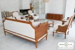 مبل کلاسیک ۷ نفره فرانسوی و کاجی خرید باروس 5 (2)
