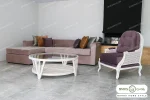 مدل مبل راحتی نیم ست ال و تک روما خرید مبل باروس 596 (3)