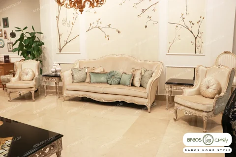 مدل مبل نئوکلاسیک ۵ نفره جدید ساوین خرید باروس 5 (4)