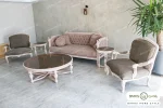 مدل مبل نئوکلاسیک ۵ نفره کاجی و تک ایتالیایی لورنزو خرید مبل باروس 5 (3)