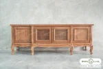 میز تلویزیون چوبی حصیری کارینو کد ۲ خرید مبل باروس ۴۹۳۹ (1)