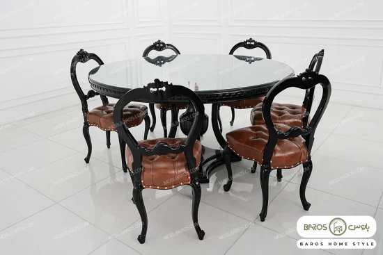 میز ناهار خوری الیزابت خرید مبل باروس کد 2923 (1)