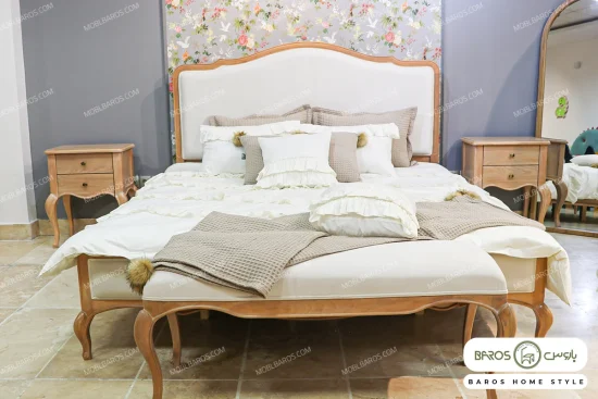 روتختی مدل شاین دو نفره جذاب و زیبا به همراه 2 کوسن چین دار خرید مبل باروس 1016 (5)