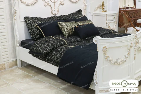 روتختی مدل ژینوس دو نفره جذاب و لوکس خرید رو تختی باروس 1014 (1)