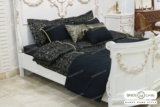 روتختی مدل ژینوس دو نفره جذاب و لوکس خرید رو تختی باروس 1014 (1)