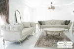 ست مبلمان نئوکلاسیک ۸ نفره لورنزو و کاناپه چستر جورجیا کد 2 خرید مبل باروس 4338284 (2)