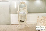 سرویس خواب عروس ژینوس رنگ شیری باروس (9)