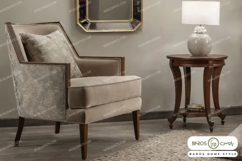 مبل تک نفره جدید و سفارشی کارین کد ۲ خرید باروس