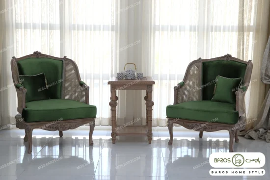 مبل تک نفره کاجی خرید مبل باروس 6548 (1)
