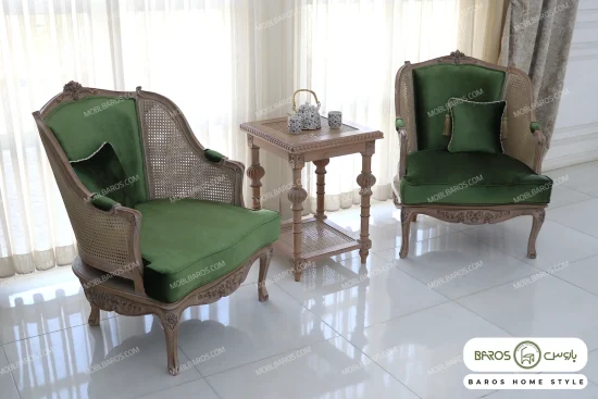 مبل تک نفره کاجی خرید مبل باروس 6548 (2)