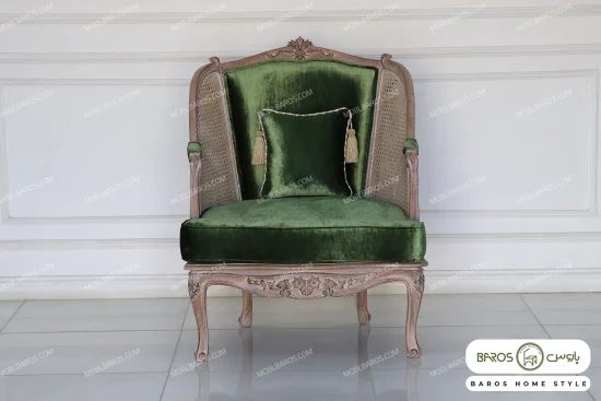 مبل تک نفره کاجی خرید مبل باروس 6548 (3)