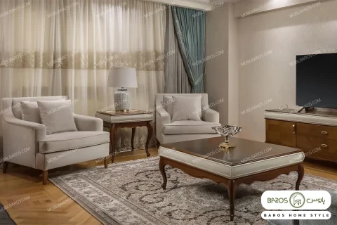 مبل راحتی جدید و سفارشی مارلیک باروس
