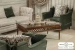 مبل راحتی سبز و کرم جدید و سفارشی پارادیس خرید باروس (2)