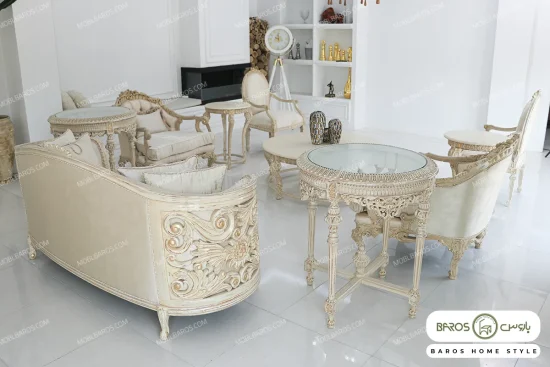 مبل سلطنتی جدید مدل الینا خرید باروس (2)
