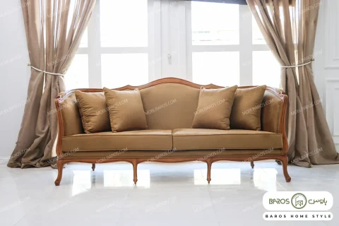 مبل نئوکلاسیک راشل پلاس و راحتی چستر کد ۳ خرید مبل باروس 456 (1)