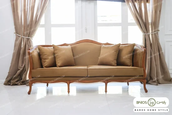 مبل نئوکلاسیک راشل پلاس و راحتی چستر کد ۳ خرید مبل باروس 456 (1)
