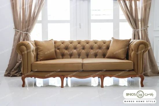 مبل نئوکلاسیک راشل پلاس و راحتی چستر کد ۳ خرید مبل باروس 456 (2)