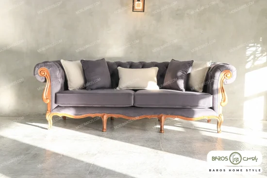 مبل کلاسیک رومینا و کینگ و چستر نیکا خرید مبل باروس 1014 (11)