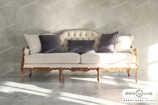مبل کلاسیک رومینا و کینگ و چستر نیکا خرید مبل باروس 1014 (6)