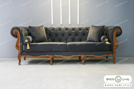 مبل کلاسیک رومینا و کینگ و چستر نیکا خرید مبل باروس 56 (12)