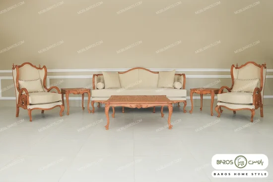 مبل کلاسیک ۷ نفره کینگ و رومینا کد ۳ خرید باروس (7)