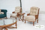 مبل کلاسیک ۸ نفره کاجی و راحتی چستر و فرانسوی خرید باروس 56 (2)
