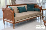 مبل کلاسیک ۸ نفره کاجی و راحتی چستر و فرانسوی خرید باروس 56 (3)