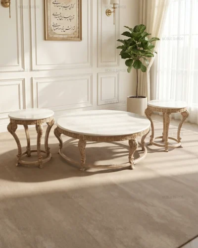 میز جلومبلی و عسلی مدل الینا