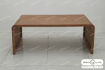 میز جلومبلی و عسلی چوبی حصیری پوکو کد ۲ خرید باروس (1)