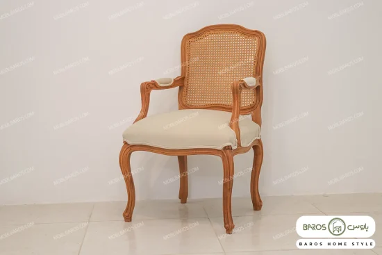 میز ناهار خوری کلاسیک و منبتی رومینا با صندلی راشل کد 2 خرید مبل باروس 1012 (3)