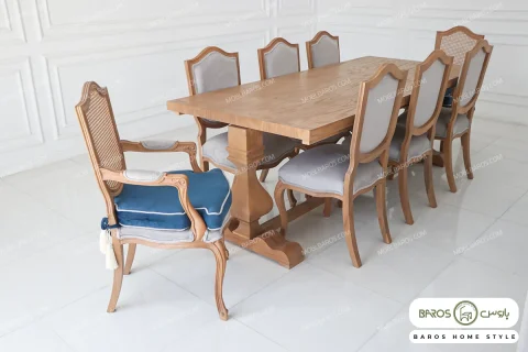 میز ناهارخوری چوبی دکورا کد ۶ خرید مبل باروس 56 (2)