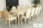 میز ناهارخوری ۱۰ نفره کلاسیک و چوبی جدید الینا خرید باروس (11)