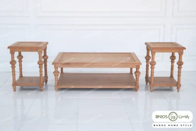 جلومبلی و عسلی حصیری جدید کاجی خرید باروس (3)