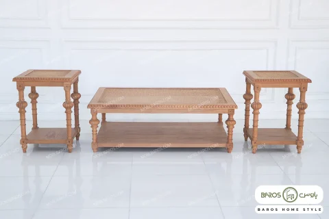 جلومبلی و عسلی حصیری جدید کاجی خرید باروس (3)