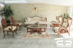 ست مبلمان ۷ نفره کلاسیک خاص و شیک کینگ کد ۶ خرید باروس (1)