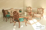 ست مبلمان ۷ نفره کلاسیک خاص و شیک کینگ کد ۸ خرید باروس (9)