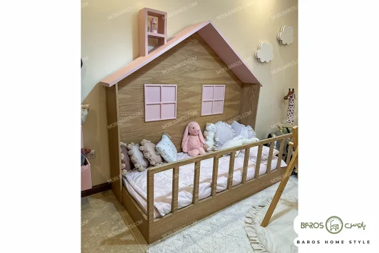سیسمونی اتاق نوزاد رنگ صورتی مدل الینا کد 2 2