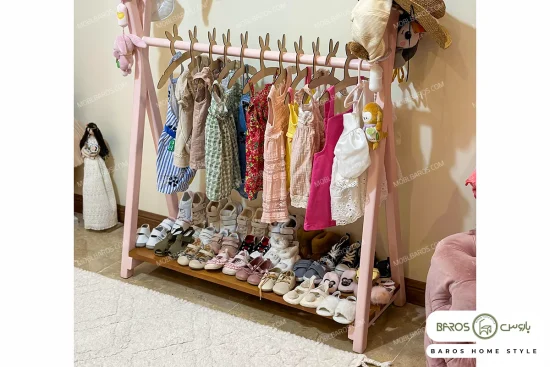سیسمونی اتاق نوزاد رنگ صورتی مدل الینا کد ۲ خرید باروس (4)