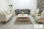 مبل 8 نفره کلاسیک گندم، جورجیا چستر شیاره، روما خرید مبل باروس 1012 (2)