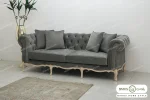 مبل 8 نفره کلاسیک گندم، جورجیا چستر شیاره، روما خرید مبل باروس 1012 (7)