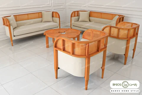 مبل راحتی حصیری جدید کامیلا خرید مبل باروس 1013 (1)