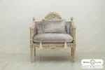 مبل تک نفره کلاسیک جدید کاجی کد ۴