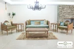 مبل نئوکلاسیک کاجی مدل ۷ نفره کد ۳ خرید باروس 65 (2)