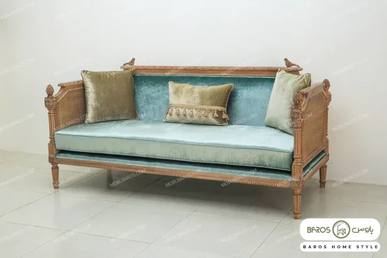 کاناپه و مبل نئوکلاسیک و جدید کاجی خرید مبل باروس